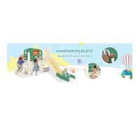 Toboggan station de Jeux balançoire Glissière Aire Enfant 6 en 1 intérieur et extérieur Basket Jouer Famille