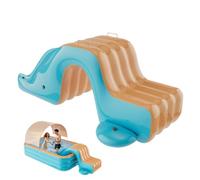 Toboggans Gonflables pour Piscine, Toboggan Gonflable pour Fête De Jardin, Jouet De Jeux d'eau pour De Jardin en Plein Air Cour Parc Centre De Jeux