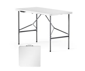 Toboli Campingtisch klappbarer Partytisch Klapptisch Tisch Gartentisch 120x60x74cm Weiß