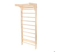 Toboli Espalier de gymnase - 800 x 550 x 2200 mm - Bois - jusqu’à 150 kg - Mur Paroi Escalade Enfants et Adultes - Barre réglable ha