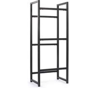 Toboli Étagère 4 Caisses de boisson Acier 47x31x116 cm 20kg par Niveau Meuble Ordre Boites Légumes Espace de rangement Cave Cuisine Cellier Jouets