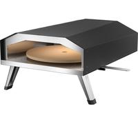 Toboli Four à Pizza à gaz rotatif – 510 x 730 x 255 mm – avec Pierre Ø 330 mm et Pieds pliables – Appareil cuisson portable Jardin Camping Vacances – Cuisine Gastronomie extérieure