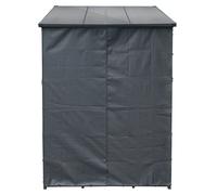 Toboli Housse de protection 143x145cm Serre-bûches Extérieur Abri Bois Chauffage