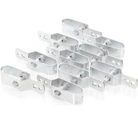 Toboli Lot de 10x Tendeur de fil - 104 x 28 x 23 mm - en Acier galvanisé - Tendeurs pour Clôture à gibier Grillage Jardin Agriculture Potager Viticulture