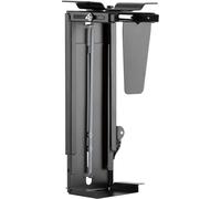 Toboli Support PC Sous Bureau 10kg Réglage en continu Hauteur Largeur Pivotant 360° 175x146x583mm Support Boitier Ordinateur Espace Rangement
