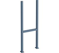 Toboli Support pour boîte à colis, 610 x 115 x 1500 mm, anthracite, poteau mailbox, piquet pour boîte à lettres sur pied avec 2 montants