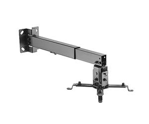 Toboli Support Universel pour vidéo-projecteur 20kg Fixation au Plafond, au Mur 43-65cm Bras pivotant Fixation Écran videoprojecteur