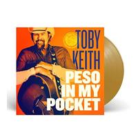 Toby Keith - Peso In My Pocket - Exclusive Limited Edition Metallic Gold Colored Vinyl LP