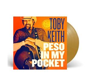 Toby Keith - Peso In My Pocket - Exclusive Limited Edition Metallic Gold Colored Vinyl LP