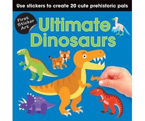 Toby Reynolds Paul Calver First Sticker Art: Ultimate Dinosaurs (Poche)