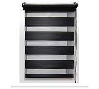 TOCADIS Store Enrouleur Jour/Nuit 4 Coloris 12 Tailles DIFFERENTES (45 X 180 CM, Noir)