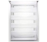 TOCADIS Store Enrouleur Jour/Nuit 4 Coloris 12 Tailles DIFFERENTES (60 X 180 CM, Blanc)