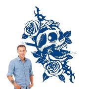 TocaFeank Autocollants d'art corporel, décalcomanies du corps semi-permanentes | Autocollants de bras réalistes à l'épreuve de sueur | Art corporel adapté à la peau, fournitures festives créatives