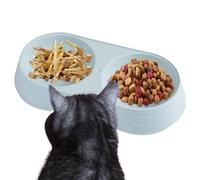 TocaFeank Bols de Nourriture pour Chiens - Gamelles Doubles surélevées Macaron pour Chien,Gamelle pour Chien Bols d'eau et de Nourriture pour Nourrir Les Petits Chiens de Taille Moyenne Chats Chiots