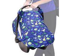 TocaFeank Couvercle de siège d'auto Kids, Cauve de siège d'auto | Couvre de porte-porte-parcours de voyage de voyage,Couverture infirmière à l'épreuve des coups de pied avec une fenêtre de 2 couches
