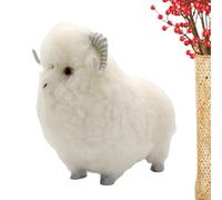 TocaFeank Mouton en Peluche - Agneau Réaliste en Peluche Jouet,Jouet Câlin Mouton,pour Bibliothèque Entrée Dortoir Chambre Bureau Appui de Fenêtre Intérieur