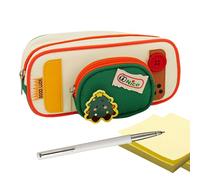 TocaFeank Trousse à Crayons Esthétique - Trousse Organisatrice Stylée Cartoon pour Stylos | Fournitures Scolaires Mignonnes avec Compartiment Spacieux pour École et Bureau