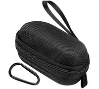 TOCCOOL Étui de rangement noir pour appareil auditif, sac de protection en EVA durable, pochette de voyage pour appareils auditifs pour personnes âgées et malentendantes (étanche, résistant aux chutes