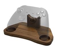 TOCCOOL Support de manette en bambou compatible avec PS4, PS5, Xbox, Switch, 8BitDo, accessoires de jeu de bureau universels (marron foncé)