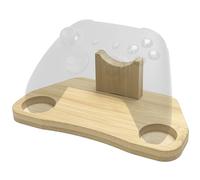 TOCCOOL Support de manette en bambou compatible avec PS4, PS5, Xbox, Switch, 8BitDo, accessoires de jeu de bureau universels (couleur bois naturel)