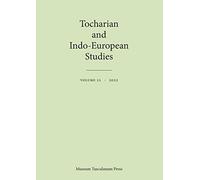 Tocharian and Indo-European Studies