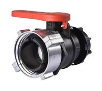 TOCHUN Adaptateur de réservoir IBC 75 mm - Valve à boisseau sphérique robuste, Raccord Tuyau pour réservoir d'eau et liquide NPT DN50