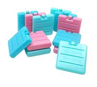 ToCi Lot de 3 mini pains de glace Bleu/rose/vert, 12