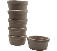 ToCi Mini bols à tapas - Bols pour snacks et pour sauces pour chips, sauces, sucreries - Bols à raclette - petits bols en céramique - idéaux pour antipasti, meze ou kahvalti… (taupe)