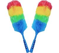 Tockrop Lot de 2 plumeaux statiques de 48,3 cm - Lavable et Lavable - Plus de Fibres, Plus Grande tête, Moins de Perte de Fibres