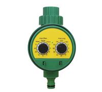 TOCMSNHG Minuteur d'arrosage automatique pour l'irrigation, contrôleur numérique de système d'irrigation de jardin à deux cadrans pour jardin, pelouse