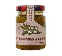 TOCO - Délices de Guyane - Confit d'Oignons à la Mangue - Parfume Naturellement Tous Vos Plats - Ingrédients Naturels Et 100 % Français - 100 Grammes