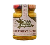 TOCO Délices de Guyane - Pâte De Piment Cacahuètes - Parfume Naturellement Tous Vos Plats - Ingrédients Naturels Et 100 % Français - 100 Grammes