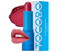 TOCOBO Baume à lèvres crème en poudre 031 Rose Burn 0,67 oz / 19g | Baume à lèvres végétalien de type velours mat doux et texture poudre crémeuse sans exfoliation