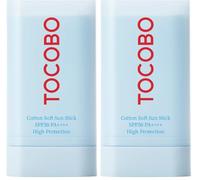 TOCOBO Cotton Soft Sun Stick SPF50+ P 3.5 g) (Lot de 2)