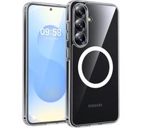 TOCOL Coque pour Samsung Galaxy S25 6,2 Pouces, Transparent | Compatible avec MagSafe, Protection de l'objectif Améliorée, Pas Facile à Jaunir, Résistant aux Rayures, Case Fine Antichoc