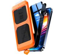TOCOL Verre Trempé Anti Espion pour iPhone 12 Pro Max, Véritable Anti-Espion à 25°, Dépoussiérage Automatique, Sans Bulles, Dureté 9H, Coques de Téléphone Compatibles, 2 Pièces
