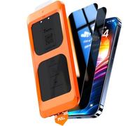 TOCOL Verre Trempé Anti Espion pour iPhone 13 Pro Max/iPhone 14 Plus, Véritable Anti-Espion à 25°, Dépoussiérage Automatique, Sans Bulles, Dureté 9H, Coques de Téléphone Compatibles, 2 Pièces