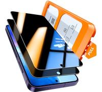 TOCOL Verre Trempé Anti Espion pour Samsung Galaxy S24, Véritable Anti-Espion à 25°, Dépoussiérage Automatique, Coques de Téléphone Compatibles, Sans Bulles, Dureté 9H, 2 Pièces
