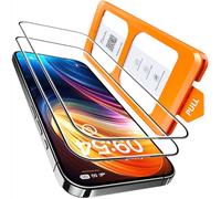 TOCOL Verre Trempé pour iPhone 16 Plus, iPhone 15 Plus, Dépoussiérage Automatique, Sans Bulles, Dureté 9H, Couverture Complète Protection écran, Coques de Téléphone Compatibles, 2 Pièces