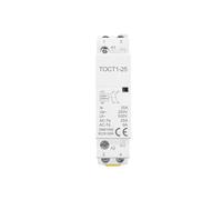 TOCT1 2P 25A 220V/230V 50/60HZ Contacteur modulaire domestique sur rail DIN 2NO 2NC ou 1NO 1NC(20A 1NO 1NC)