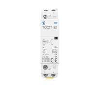 TOCT1 2P 25A 220V/230V 50/60HZ rail Din contacteur modulaire ca domestique 2NO 2NC ou 1NO 1NC(16A 2NO)