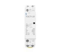 TOCT1 2P 25A 220V/230V 50/60HZ rail Din contacteur modulaire ca domestique 2NO 2NC ou 1NO 1NC(16A 2NO)
