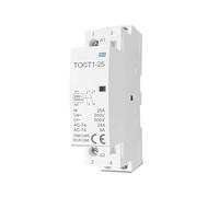 TOCT1 2P 25A AC 220V/230V 50/60HZ, montage sur rail DIN, contacteur modulaire domestique 110V 230V 24V NO NC(1NO1NC,220V)