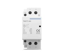 TOCT1 2P 40A 63A 220V/230V 400V ~ 50/60Hz, contacteur modulaire AC domestique sur Rail Din 2NO 1NO1NC 2NC(40A,1NO1NC)