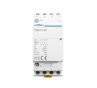 TOCT1 4P 25A 110V bobine 50/60HZ DIN rail domestique Contacteur- modulaire AC 4NO ou 2NO 2NC Contacteur-(2NO2NC,110V)