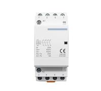 TOCT1 4P 25A 110V bobine 50/60Hz Din Rail ménage AC contacteur modulaire 4NO ou 2NO 2NC contacteurs(220V,2NO2NC)