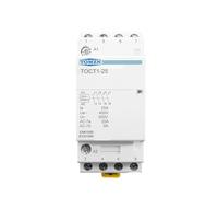 TOCT1 4P 25A 110V bobine 50/60HZ rail Din contacteur modulaire ca domestique 4NO ou 2NO 2NC contacteurs(220V,2NO2NC)