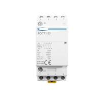 TOCT1 4P 25A 110V bobine 50/60HZ rail Din contacteur modulaire ca domestique 4NO ou 2NO 2NC contacteurs(110V,4NO)