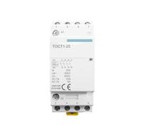 TOCT1 4P 25A 220V/230V 50/60HZ Din rail Household ac Modular contactor 4NO NWPNLXEA(220V,2NO2NC)
