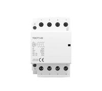 TOCT1 4P 63A Bobine 110V 400V~ 50/60HZ Contacteur modulaire domestique CA sur rail DIN 4NO ou 2NO 2NC(4P 63A 4NO 110V)